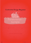 Controlled Drugs Register